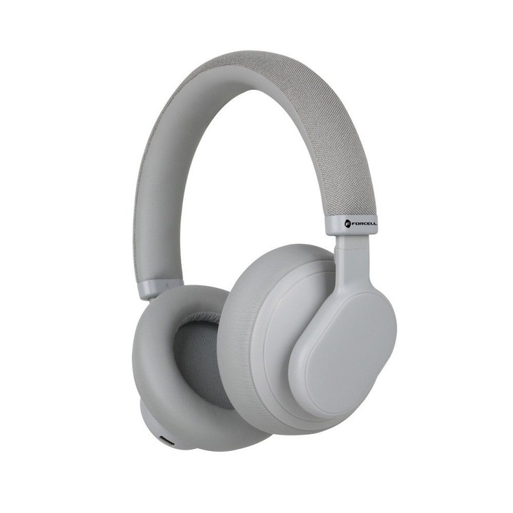 Wireless headphones on-ear Forcell F-Audio Touch Beat ANC grey