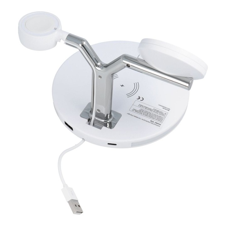 Wireless charger Qi 3-in-1 25W X970 compatible with MagSafe white.