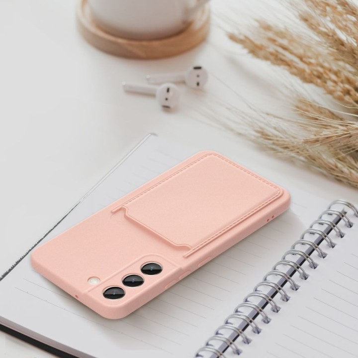 Чехол для Samsung A35 5G Card Case розовый