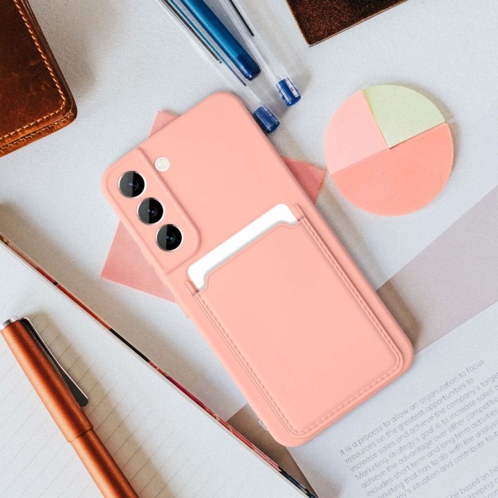 Case for Samsung A35 5G Card Case pink