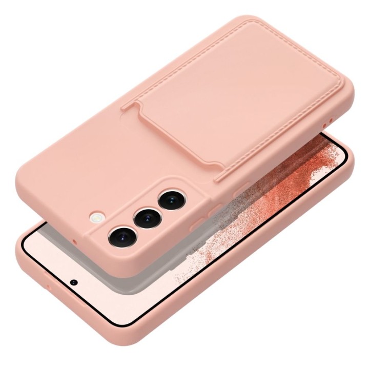 Чохол для Samsung A35 5G Card Case рожевий