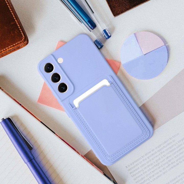 Case for Samsung A35 5G Card Case purple