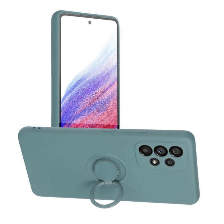Case for Samsung A35 5G Silicone Ring green
