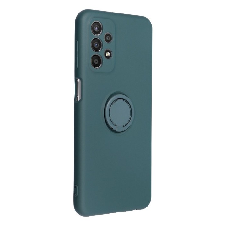 Etui na Samsung A35 5G Silicone Ring zielone