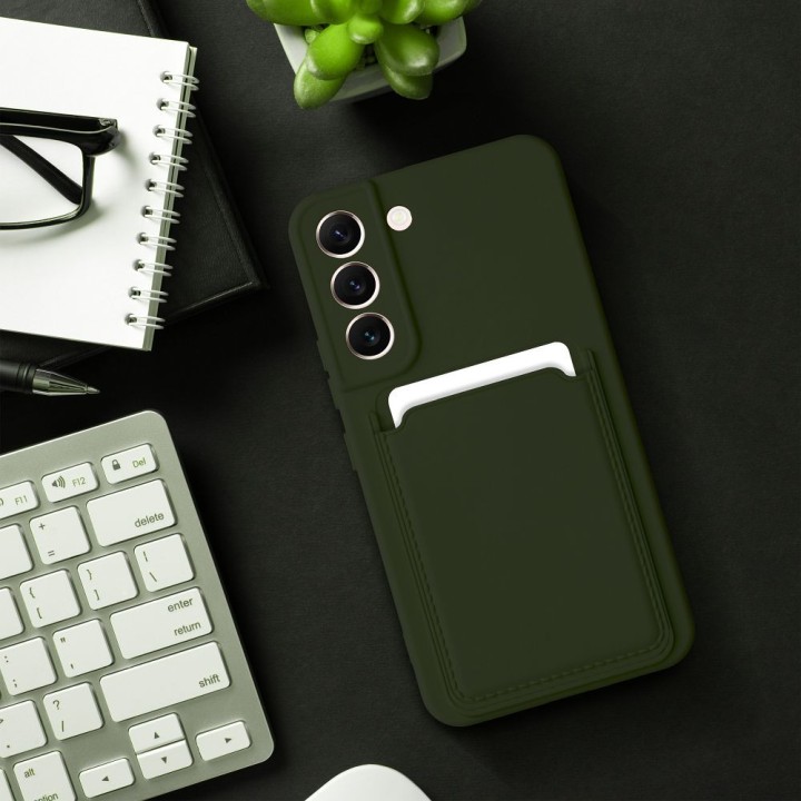 Чехол для Samsung A35 5G Card Case зеленый