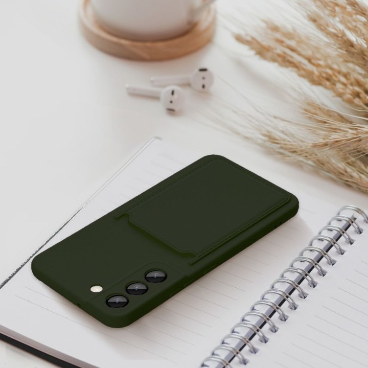 Чехол для Samsung A35 5G Card Case зеленый