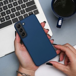 Чехол для Samsung A35 5G Silicone синий