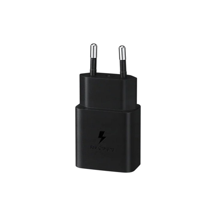 SAMSUNG оригинальное сетевое зарядное устройство тип C PD 3A 15W EP-T1510NBEGEU черное блистер
