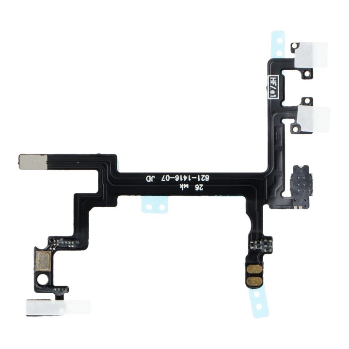 Flex cable for iPhone 5 with power switch and side buttons