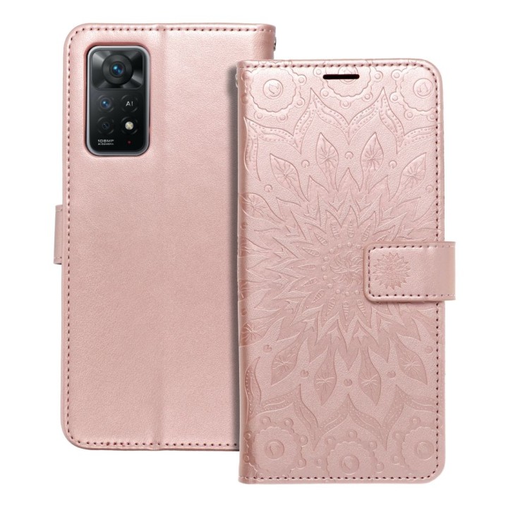 Flip case for Xiaomi Redmi NOTE 11 PRO / 11 PRO 5G Mezzo Book mandala rose gold