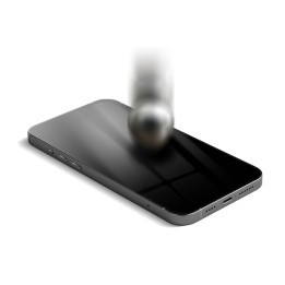 Стекло гибридное для iPhone 12 PRO MAX Forcell Flexible 5D черное