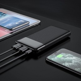 Повербанк Hoco 10000 mAh 2A J72 Easy travel чорний