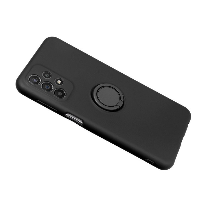 Etui na Samsung A55 5G Silicone Ring czarne
