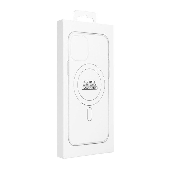 Case for iPhone 12 Clear Mag Cover (Str / Camera Protection) compatible with MagSafe transparent