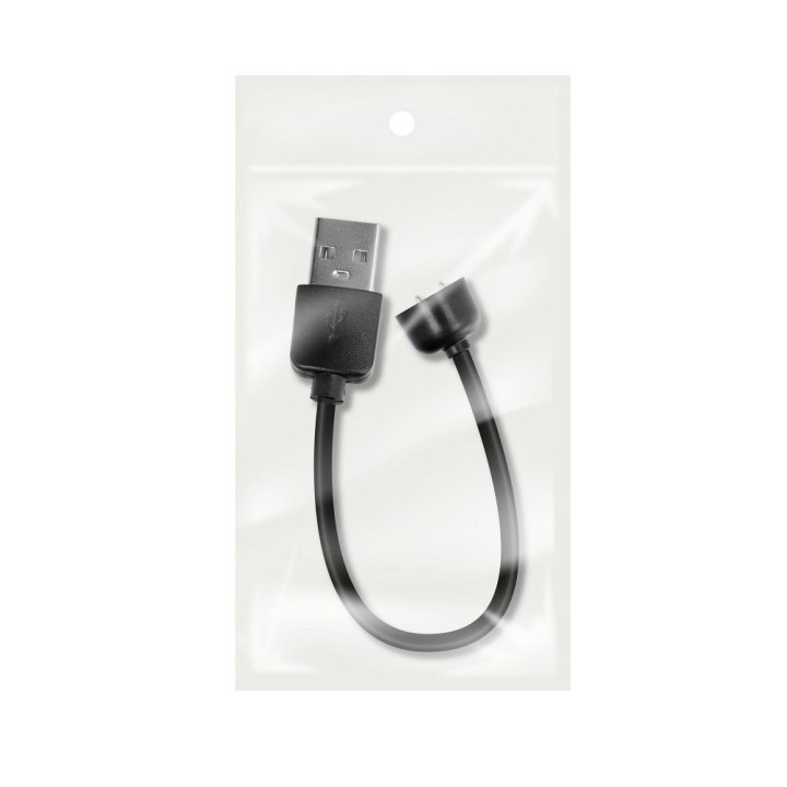 Cable USB A for charging XIAOMI Mi Band 5 / Mi Band 6 0,15 m black