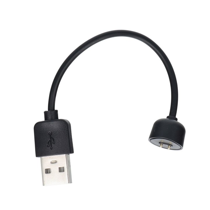 Cable USB A for charging XIAOMI Mi Band 5 / Mi Band 6 0,15 m black