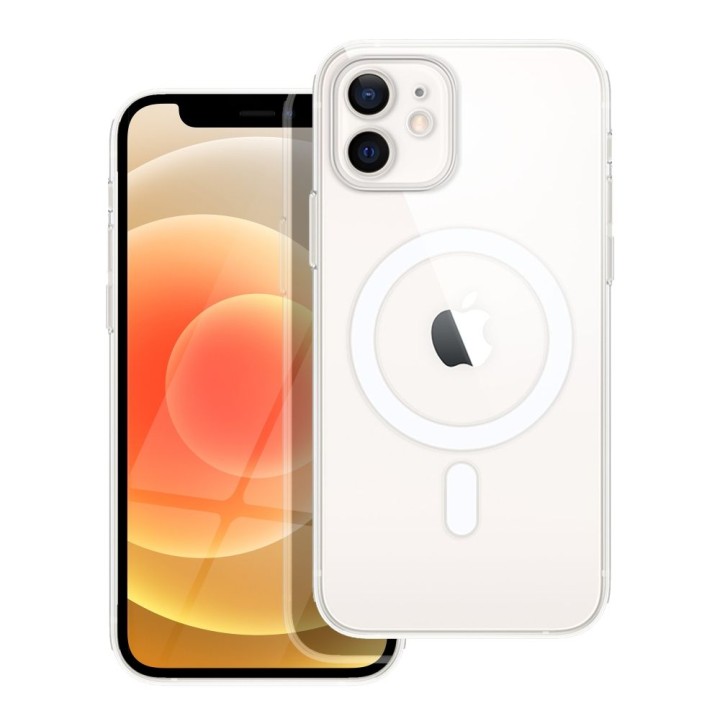 Case for iPhone 12 Clear Mag Cover (Str / Camera Protection) MagSafe compatible transparent