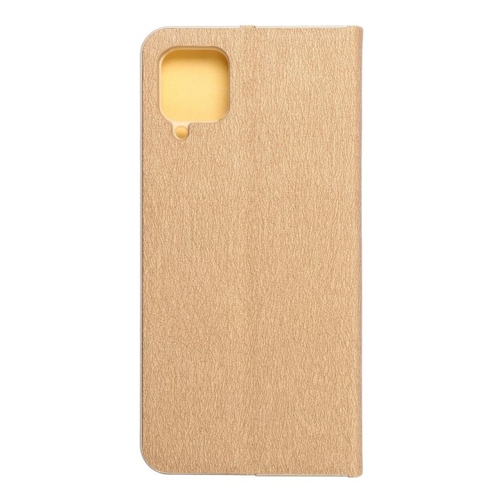 Чохол з клапаном для Samsung A12 / M12 Luna Book Gold золотий