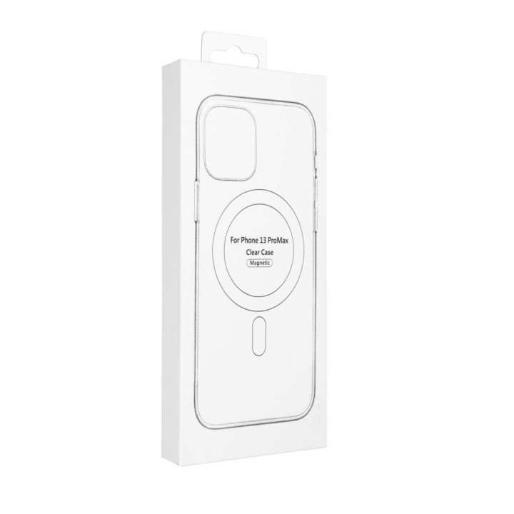 Чохол для iPhone 13 PRO MAX Clear Mag Cover (Str / Camera Protection) сумісний із MagSafe прозорий