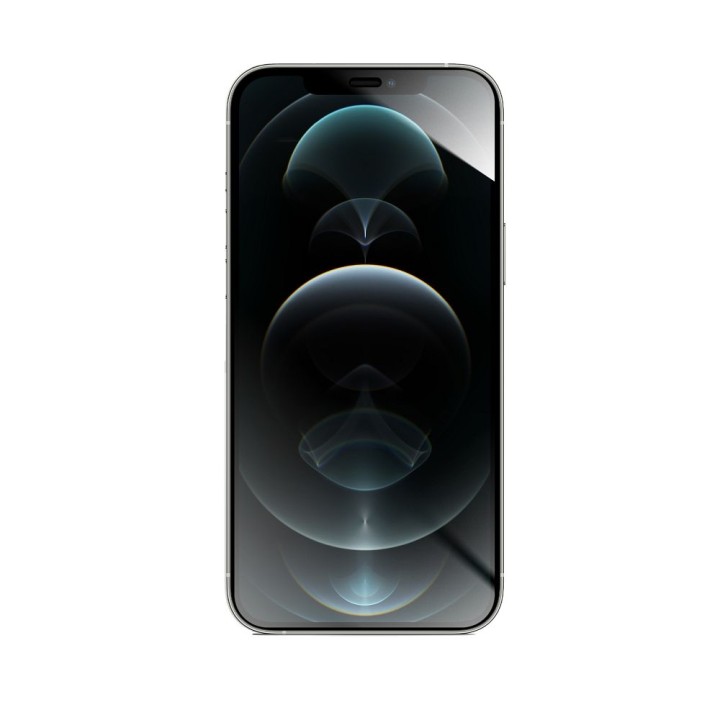 Скло гібридне для iPhone 12 PRO MAX Forcell Flexible 5D чорне