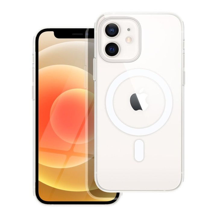 Case for iPhone 12 MINI Clear Mag Cover (Str) compatible with MagSafe transparent
