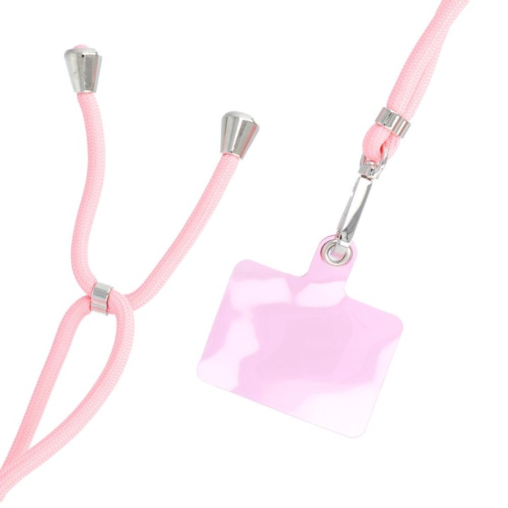 Phone lanyard, phone charm - SWING (6mm) with adjustable length / cord length 165cm (max 82,5cm loop length) / for