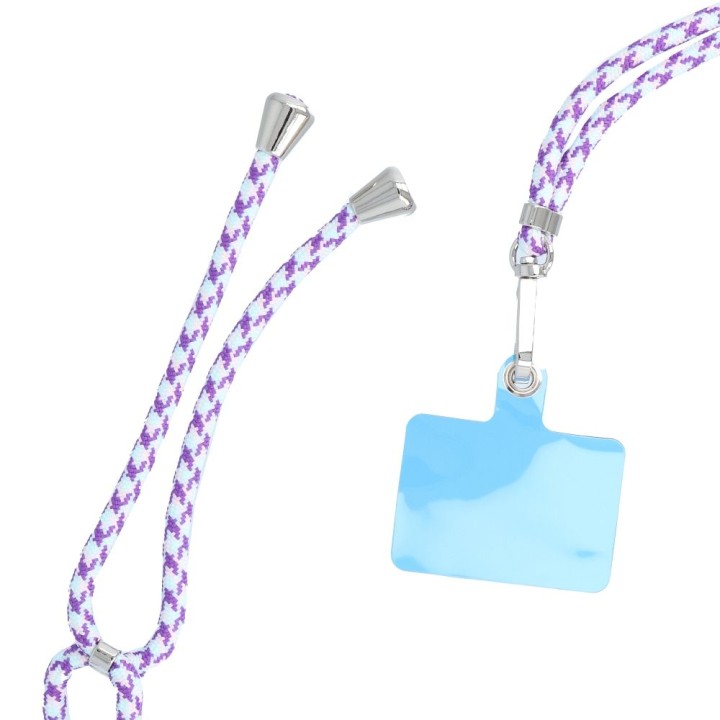 Phone lanyard, phone charm - SWING (6mm) with adjustable length / cord length 165cm (max 82,5cm loop length) / for