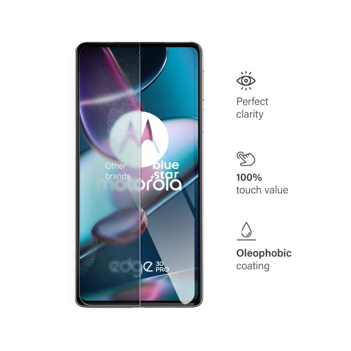 Tempered glass for Motorola Edge 30 PRO Blue Star