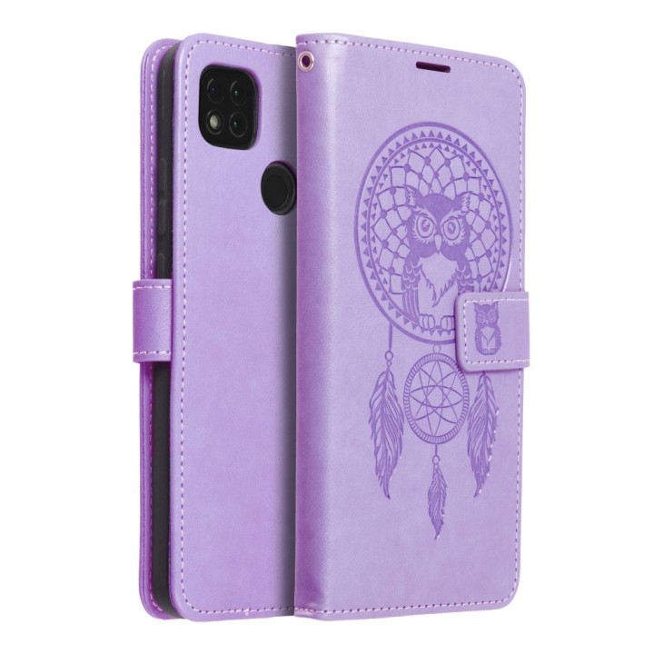 Flip case for Xiaomi Redmi 9C / 9C NFC Mezzo Book dreamcatcher purple