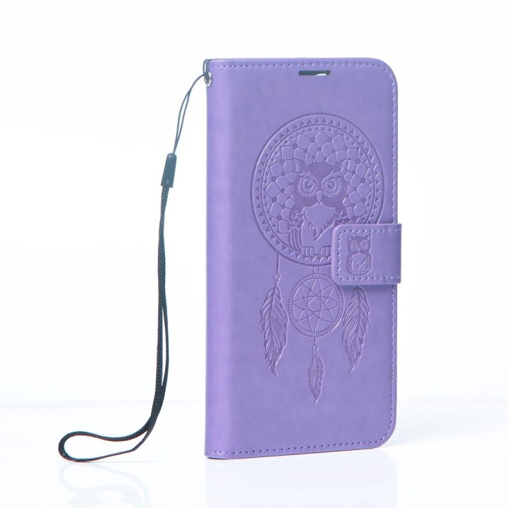 Flip case for Xiaomi Redmi 9C / 9C NFC Mezzo Book dreamcatcher purple