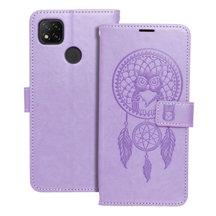 Flip case for Xiaomi Redmi 9C / 9C NFC Mezzo Book dreamcatcher purple