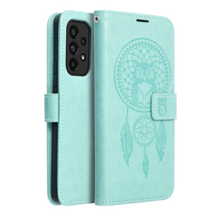 Flip case for Samsung A12 / M12 Mezzo Book dreamcatcher green