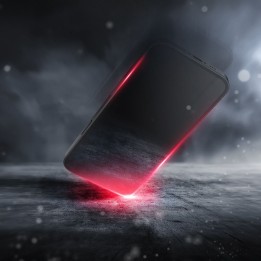 Скло гібридне для Samsung A12 Forcell Flexible 5D чорне