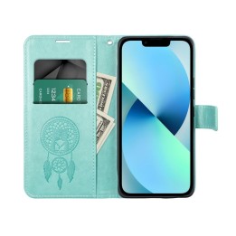 Чехол с клапаном для Xiaomi Redmi NOTE 11 / 11S Mezzo Book ловец снов зеленый