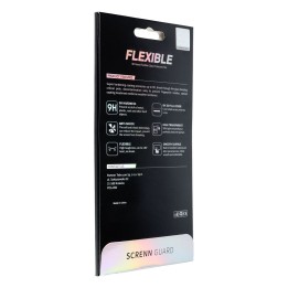 Стекло гибридное 5D Full Glue для iPhone 14 PRO MAX Bestsuit Flexible черное