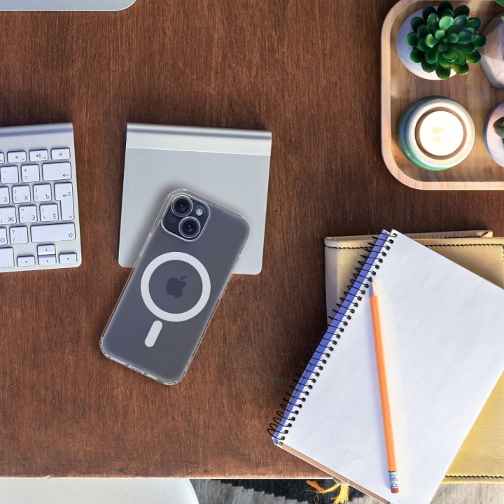 Чохол для iPhone 12 PRO MAX Frost Mag Cover сумісний з MagSafe (camera protection) прозорий матовий (frosted)