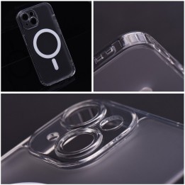 Etui na iPhone 14 PLUS Frost Mag Cover zgodne z MagSafe (camera protection) transparentne zmrożony
