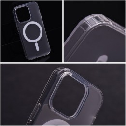 Etui na Samsung S24 PLUS Frost Mag Cover zgodne z MagSafe transparentne zmrożony