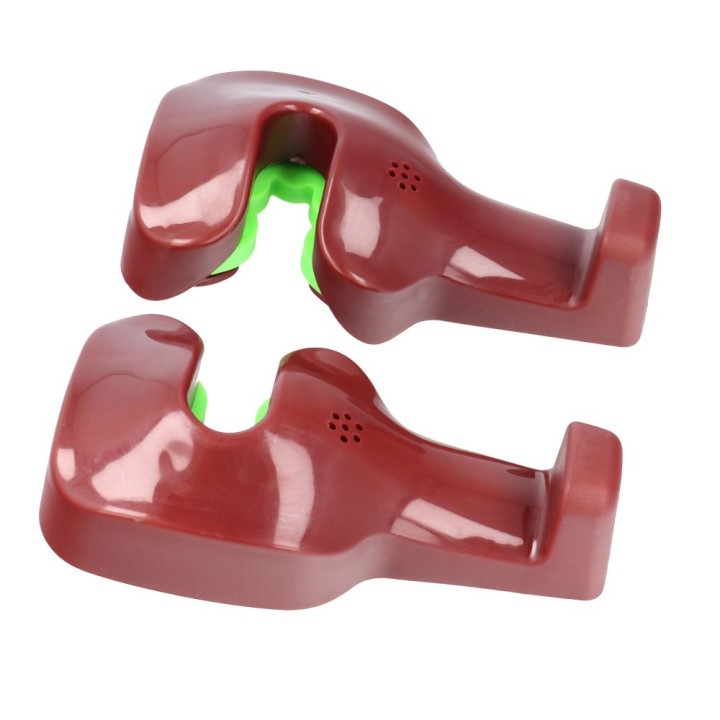 Headrest hanger / hook / organizer for shopping bags HM-587 2 pcs/set brown