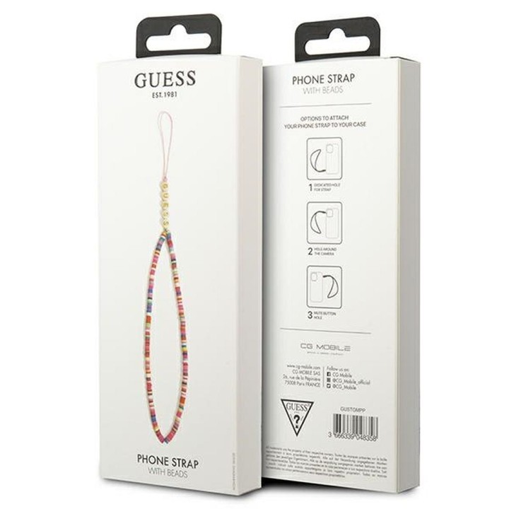 GUESS charm GUSTGMPP multicolour pink
