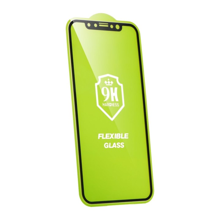 Szkło hybrydowe 5D Full Glue do iPhone 14 PRO Bestsuit Flexible czarne