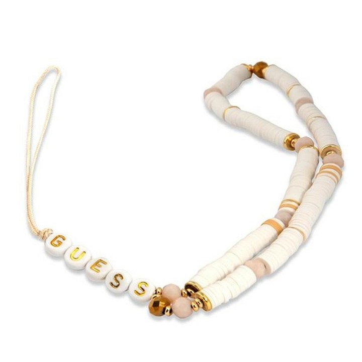 GUESS підвіска GUSTPEARW (Heishi Beads) білий