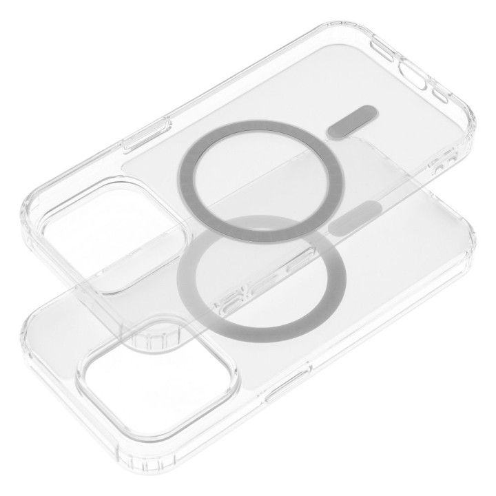 Etui na Samsung S24 PLUS Frost Mag Cover zgodne z MagSafe transparentne zmrożony
