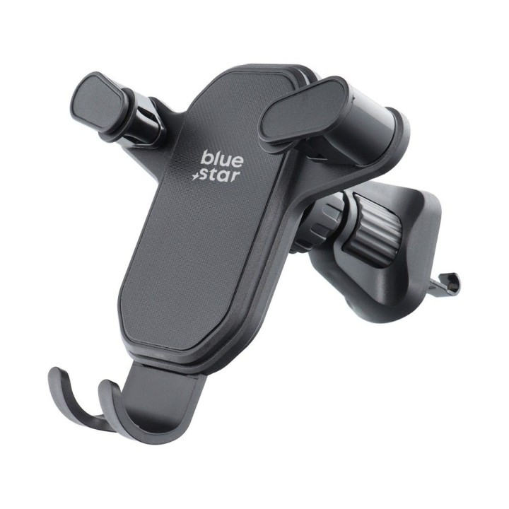 Gravity car phone holder Blue Star Triangular for air vent black