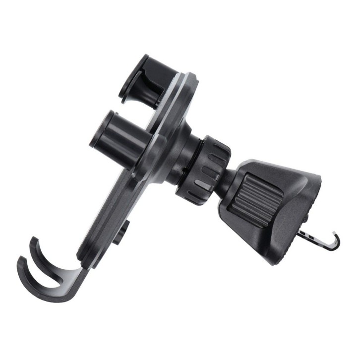 Gravity car phone holder Blue Star Triangular for air vent black