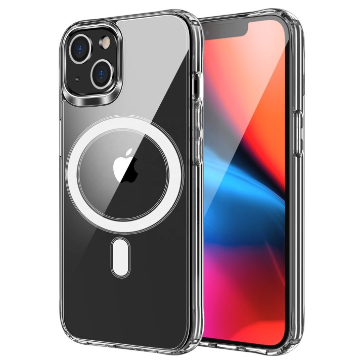 Чехол для iPhone 15 PRO Clear Mag Cover (MID) совместимый с MagSafe прозрачный