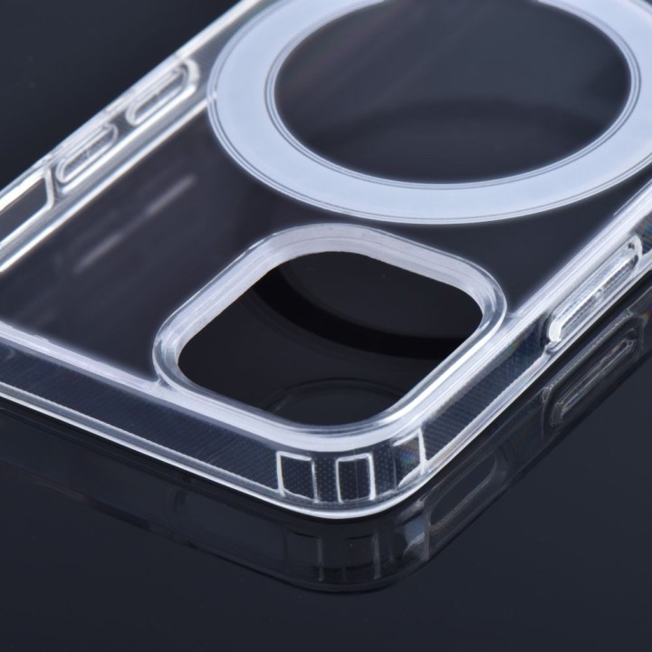 Чохол для Samsung S24 PLUS Clear Mag Cover (MID) сумісний із MagSafe прозорий