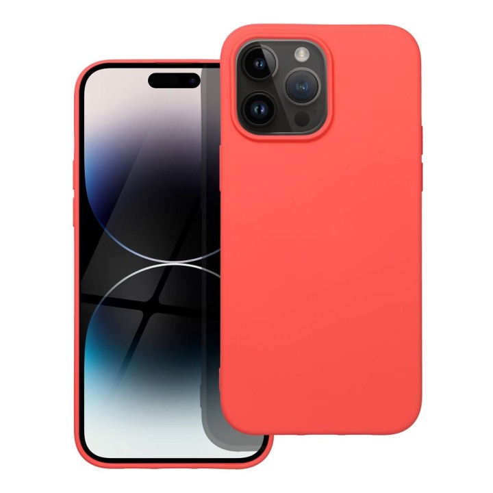 Чехол для iPhone 14 PRO MAX Silicone персиковый