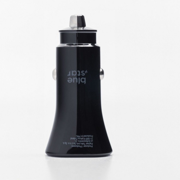 Car charger Blue Star USB C QC3.0 PD AFC 3A 20W black