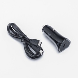 Автомобільний зарядний пристрій Blue Star USB C QC3.0 PD AFC 3A 20W + кабель USB-C – USB-C чорний